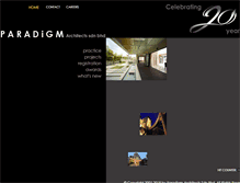 Tablet Screenshot of paradigm-architects.com